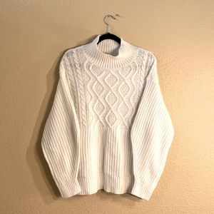 White knit sweater by A New Day size: M